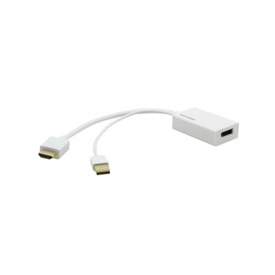 4K HDMI (M) to DisplayPort(F) Adapter Cable - White